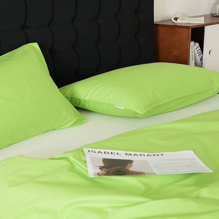 EH家居 2025全棉半糖主义-单品系列-枕套 半糖-苹果绿