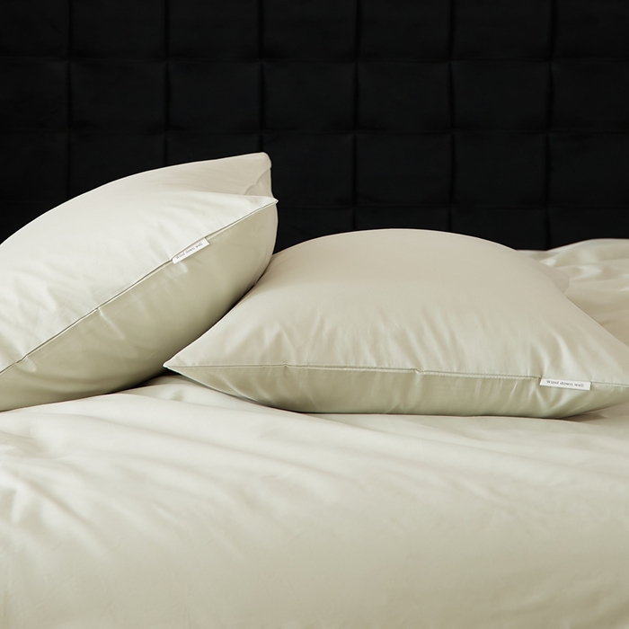 91家纺网 家纺一手货源 找家纺 EH家居 2025全棉半糖主义-单品系列-枕套 半糖-浅草色