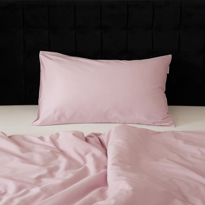 91家纺网 家纺一手货源 找家纺 EH家居 2025全棉半糖主义-单品系列-枕套 半糖-杨妃粉