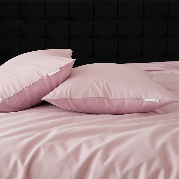 91家纺网 家纺一手货源 找家纺 EH家居 2025全棉半糖主义-单品系列-枕套 半糖-杨妃粉