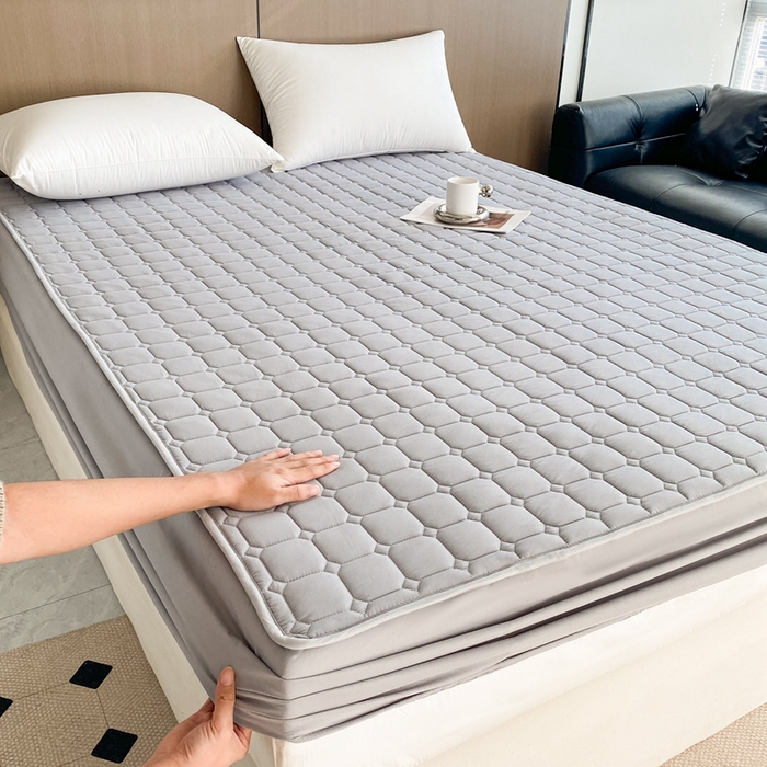 91家纺网 家纺一手货源 找家纺 （总）凡客2025新款夹棉防水绗缝隔尿床笠