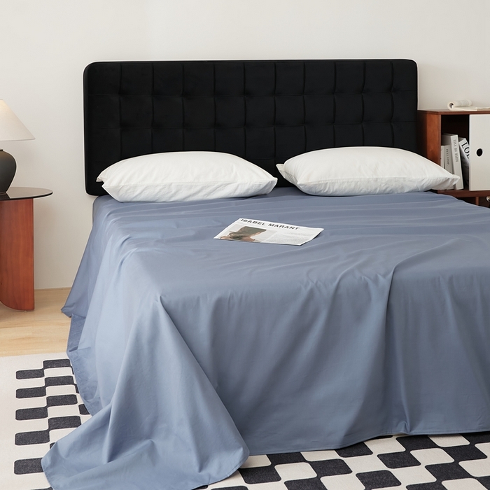 91家纺网 家纺一手货源 找家纺 EH家居 2025全棉半糖主义-单品系列-床单 半糖-晴蓝