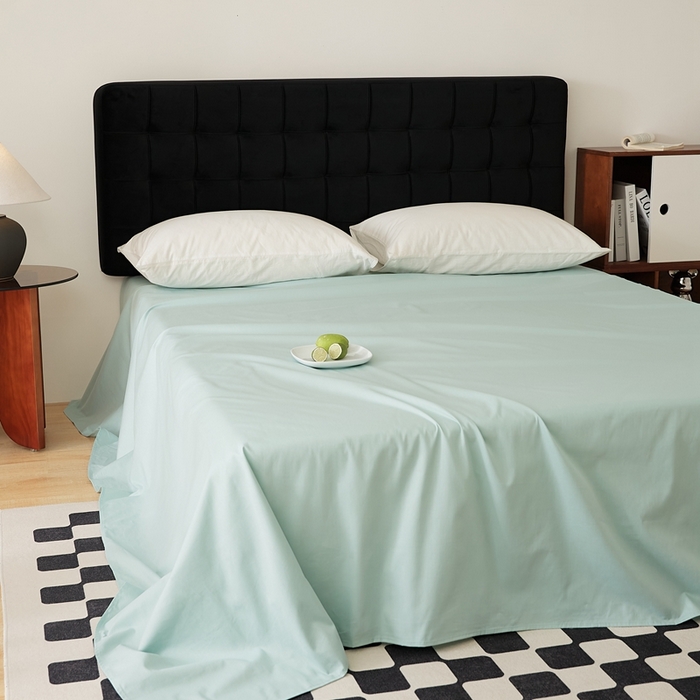 91家纺网 家纺一手货源 找家纺 EH家居 2025全棉半糖主义-单品系列-床单 半糖-浅葱绿