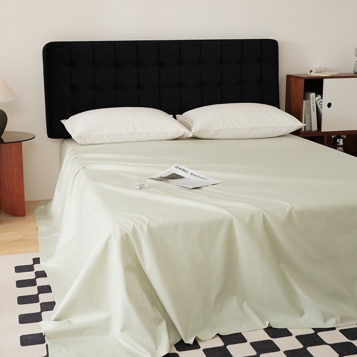 91家纺网 家纺一手货源 找家纺 EH家居 2025全棉半糖主义-单品系列-床单 半糖-浅草色