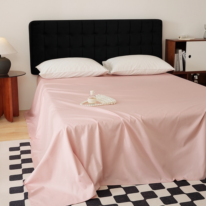 91家纺网 家纺一手货源 找家纺 EH家居 2025全棉半糖主义-单品系列-床单 半糖-莓粉