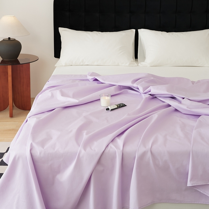 91家纺网 家纺一手货源 找家纺 EH家居 2025全棉半糖主义-单品系列-床单 半糖-罗兰紫