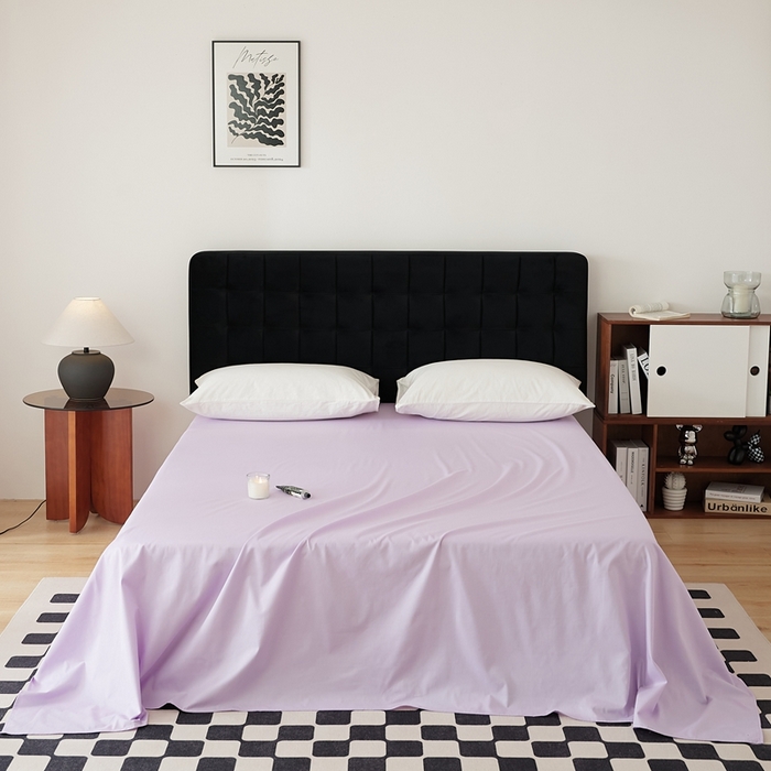 EH家居 2025全棉半糖主义-单品系列-床单 半糖-罗兰紫