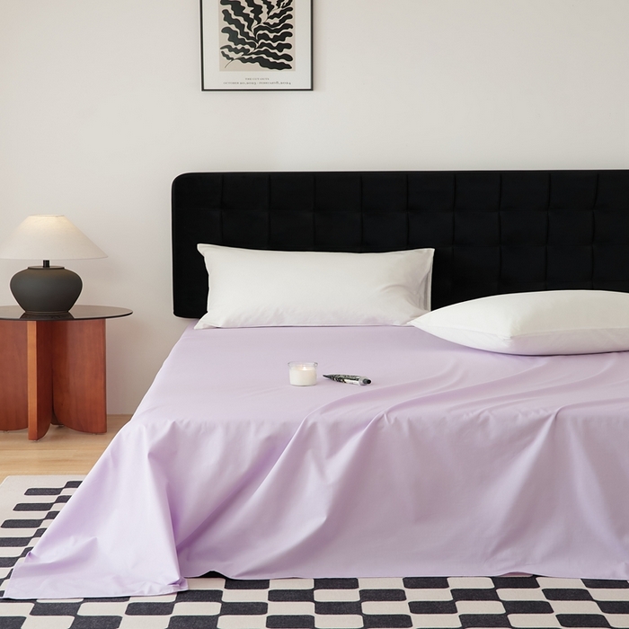 91家纺网 家纺一手货源 找家纺 EH家居 2025全棉半糖主义-单品系列-床单 半糖-罗兰紫