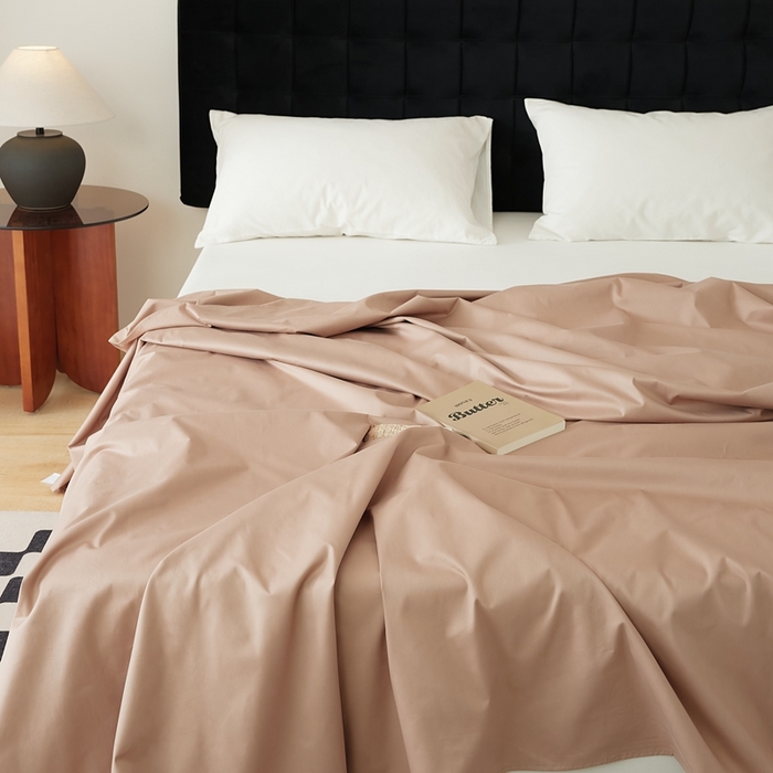 91家纺网 家纺一手货源 找家纺 EH家居 2025全棉半糖主义-单品系列-床单 半糖-咖