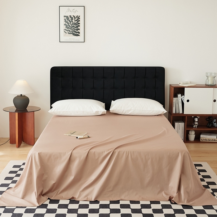 EH家居 2025全棉半糖主义-单品系列-床单 半糖-咖