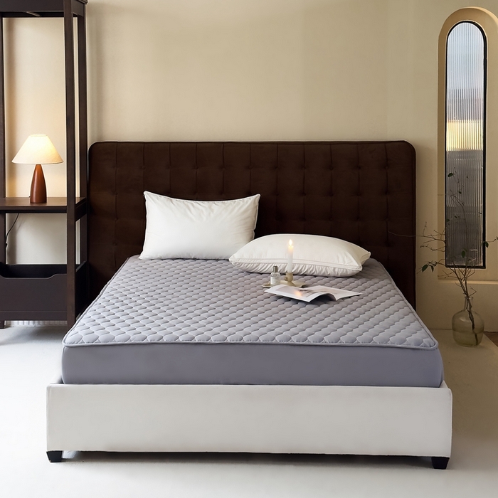 凡客2025新款A类全棉加厚防水隔尿床垫【会员立减10元/条】 绅士灰