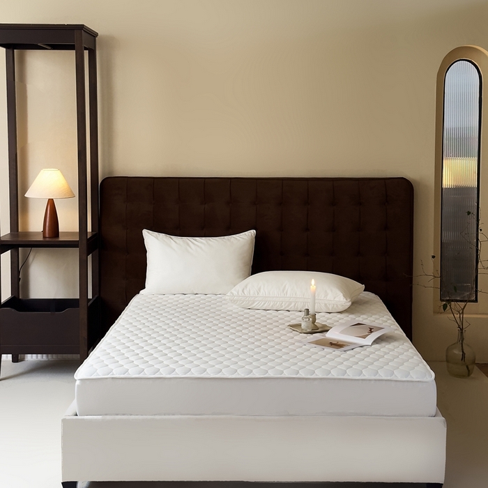 凡客2025新款A类全棉加厚防水隔尿床垫【会员立减10元/条】 珍珠白