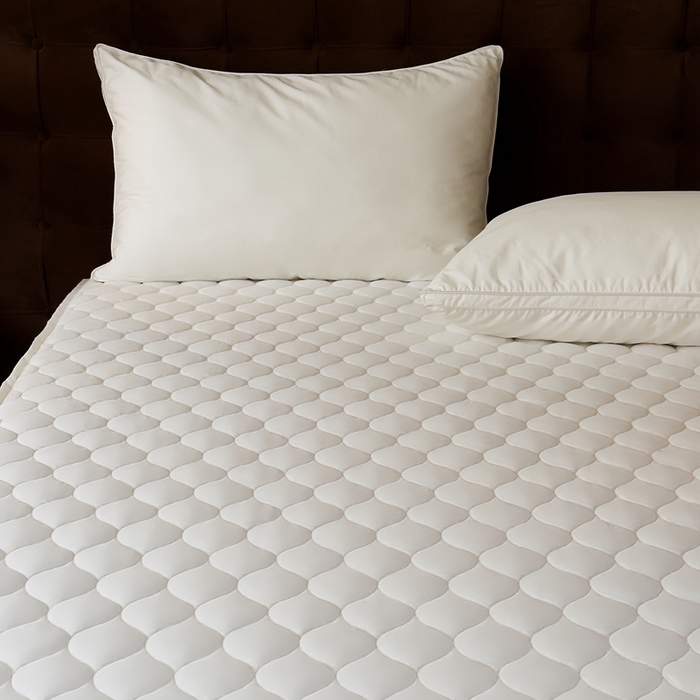 91家纺网 家纺一手货源 找家纺 凡客2025新款A类全棉加厚防水隔尿床垫【会员立减10元/条】 珍珠白