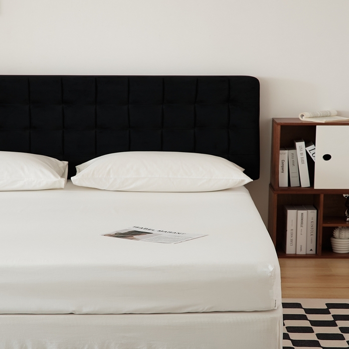 91家纺网 家纺一手货源 找家纺 EH家居 2025全棉半糖主义-单品系列-床笠 半糖-纯白