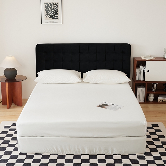 EH家居 2025全棉半糖主义-单品系列-床笠 半糖-纯白