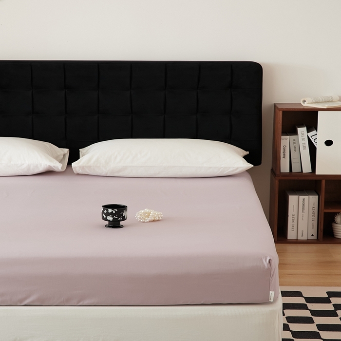 91家纺网 家纺一手货源 找家纺 EH家居 2025全棉半糖主义-单品系列-床笠 半糖-粉紫