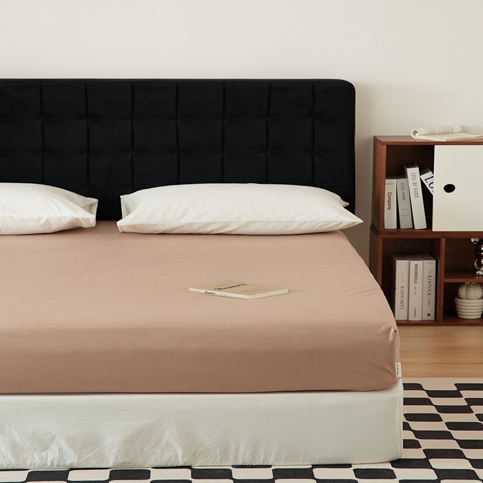 91家纺网 家纺一手货源 找家纺 EH家居 2025全棉半糖主义-单品系列-床笠 半糖-咖