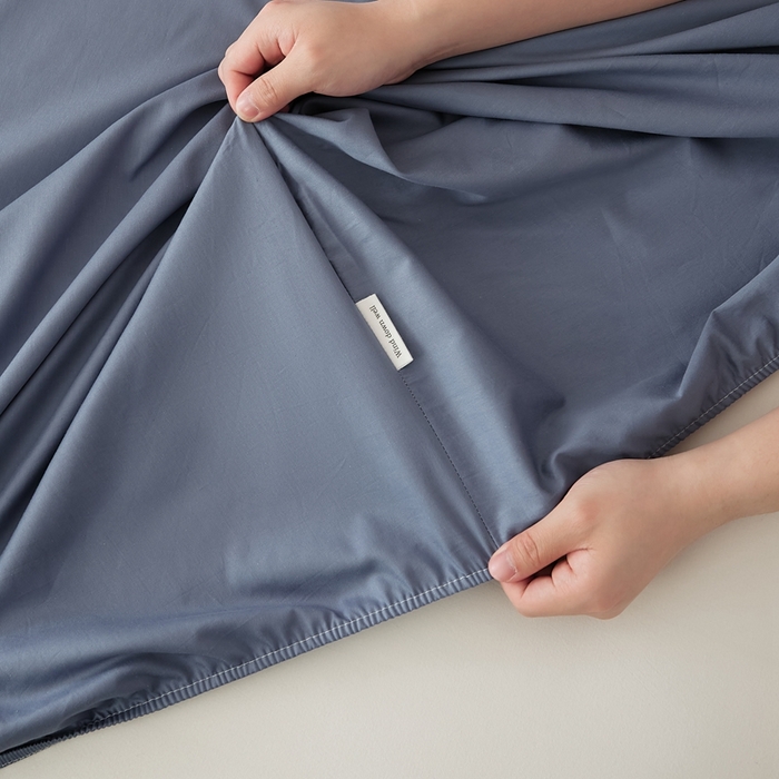 91家纺网 家纺一手货源 找家纺 EH家居 2025全棉半糖主义-单品系列-床笠 半糖-晴蓝