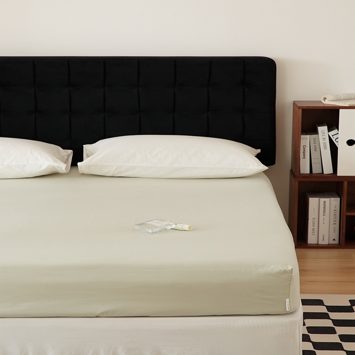 91家纺网 家纺一手货源 找家纺 EH家居 2025全棉半糖主义-单品系列-床笠 半糖-浅草色