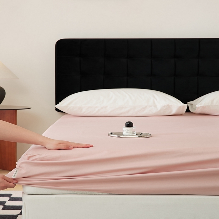 91家纺网 家纺一手货源 找家纺 EH家居 2025全棉半糖主义-单品系列-床笠 半糖-莓粉