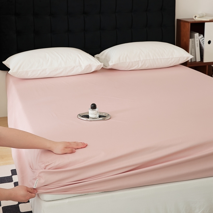 91家纺网 家纺一手货源 找家纺 EH家居 2025全棉半糖主义-单品系列-床笠 半糖-莓粉