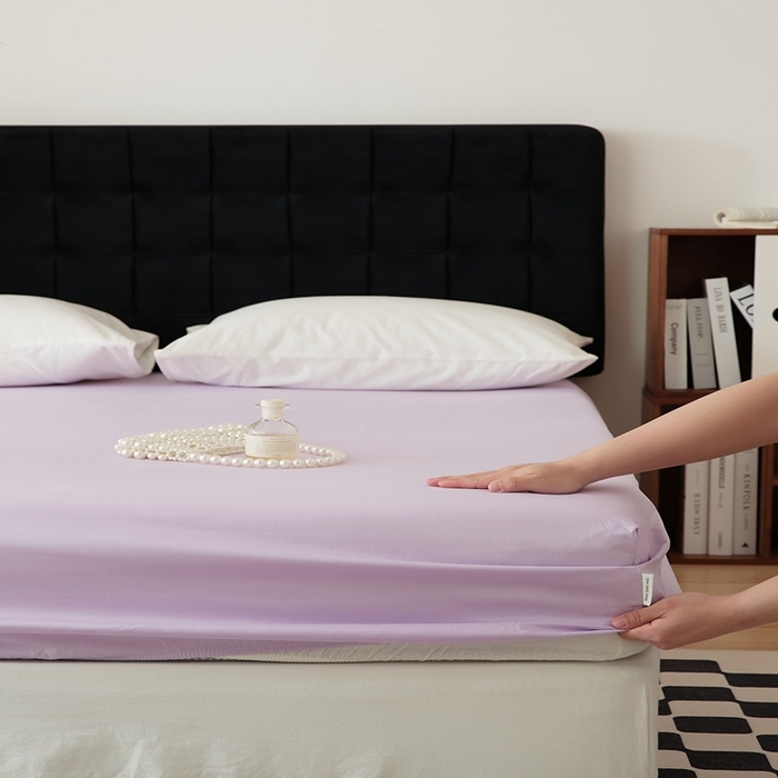 91家纺网 家纺一手货源 找家纺 EH家居 2025全棉半糖主义-单品系列-床笠 半糖-罗兰紫