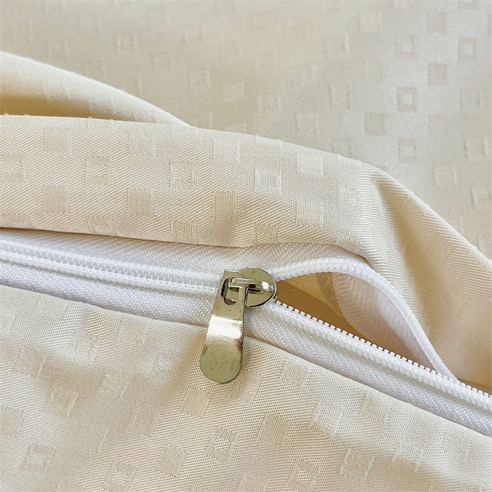 91家纺网 家纺一手货源 找家纺 庭笙 2025新款轻奢少女小香风提花四件套 星云浅咖