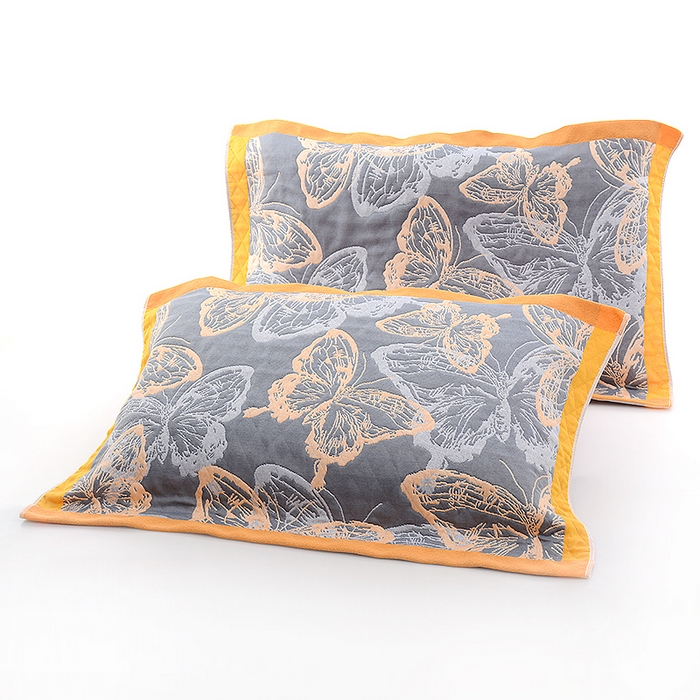 91家纺网 家纺一手货源 找家纺 （总）彩虹毛巾2025新款直播跑量花卉枕巾色织提花亲肤枕巾隔脏枕头套宽边加厚枕巾2条装