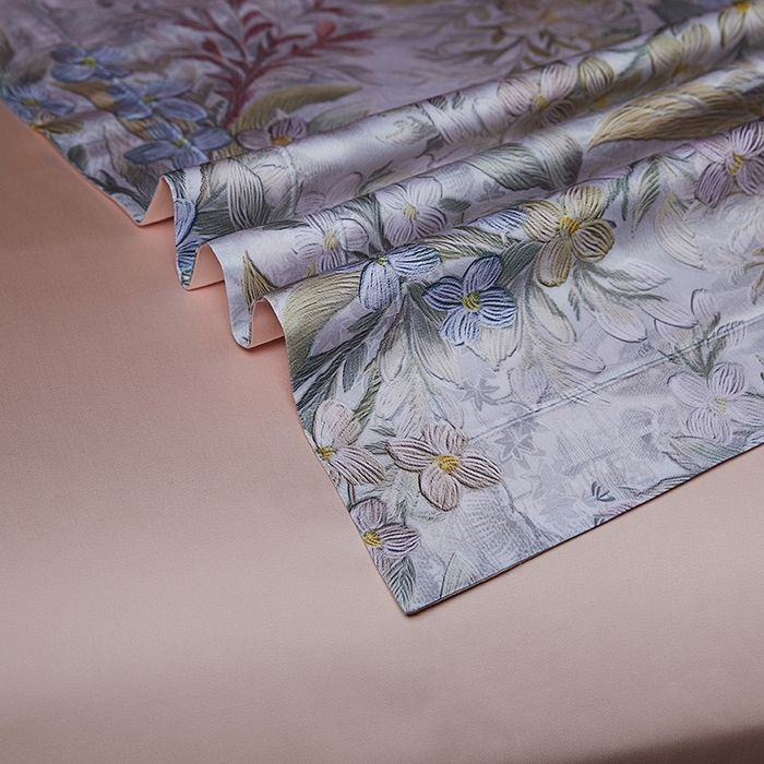 91家纺网 家纺一手货源 找家纺 （总）缔缦 2025新款定织八枚锻s140数码印花系列四件套