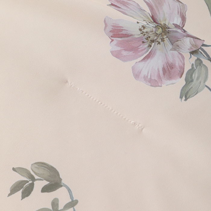 91家纺网 家纺一手货源 找家纺 玛德琳 2025新款A类兰精天丝印花凉感丝系列 粉墨花笺