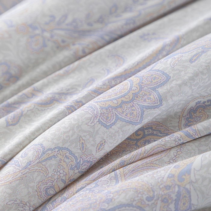 91家纺网 家纺一手货源 找家纺 玛德琳 2025新款A类兰精天丝印花凉感丝系列 莉格西塔