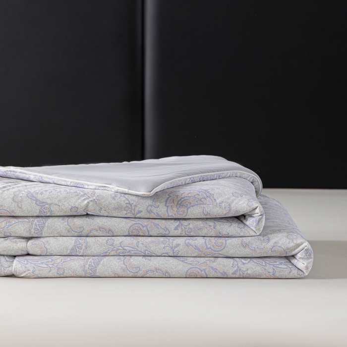 91家纺网 家纺一手货源 找家纺 玛德琳 2025新款A类兰精天丝印花凉感丝系列 莉格西塔