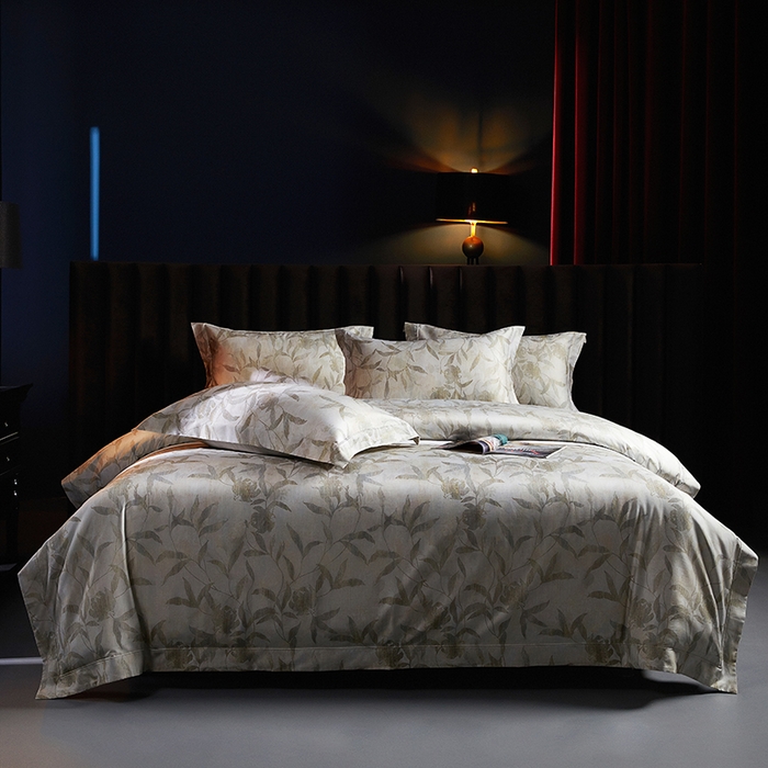 91家纺网 家纺一手货源 找家纺 （总）缔缦 2025新款定织八枚锻s140数码印花系列四件套