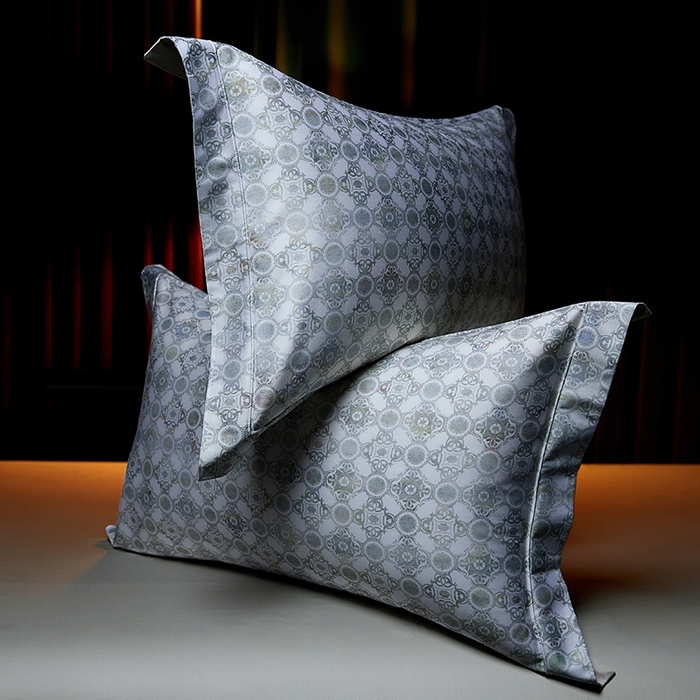 91家纺网 家纺一手货源 找家纺 缔缦 2025新款定织八枚锻s140数码印花系列四件套 贝蒂斯