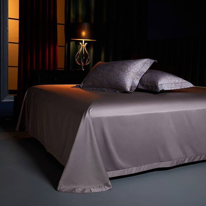 91家纺网 家纺一手货源 找家纺 缔缦 2025新款定织八枚锻s140数码印花系列四件套 琉璃