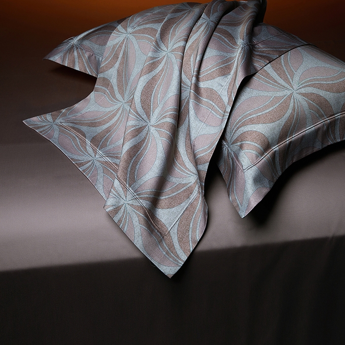 91家纺网 家纺一手货源 找家纺 缔缦 2025新款定织八枚锻s140数码印花系列四件套 莫里斯