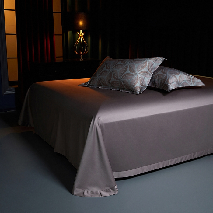 91家纺网 家纺一手货源 找家纺 缔缦 2025新款定织八枚锻s140数码印花系列四件套 莫里斯