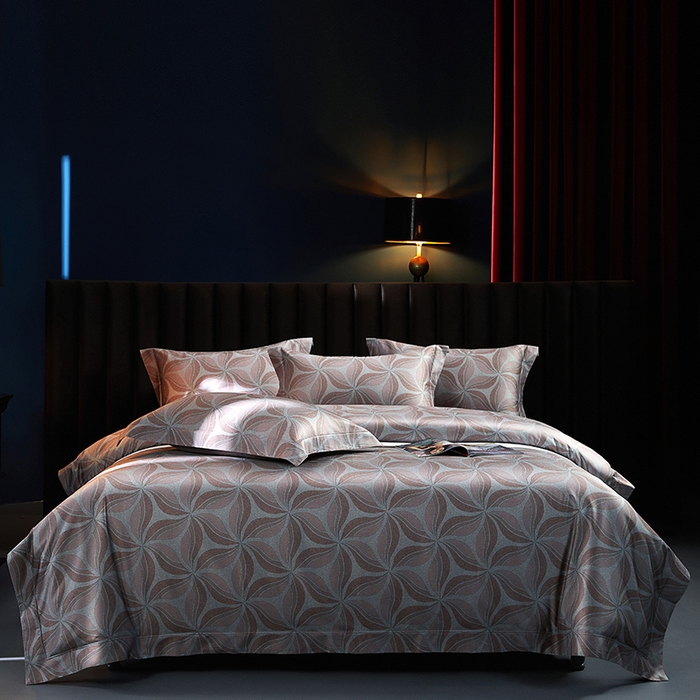 91家纺网 家纺一手货源 找家纺 缔缦 2025新款定织八枚锻s140数码印花系列四件套 莫里斯