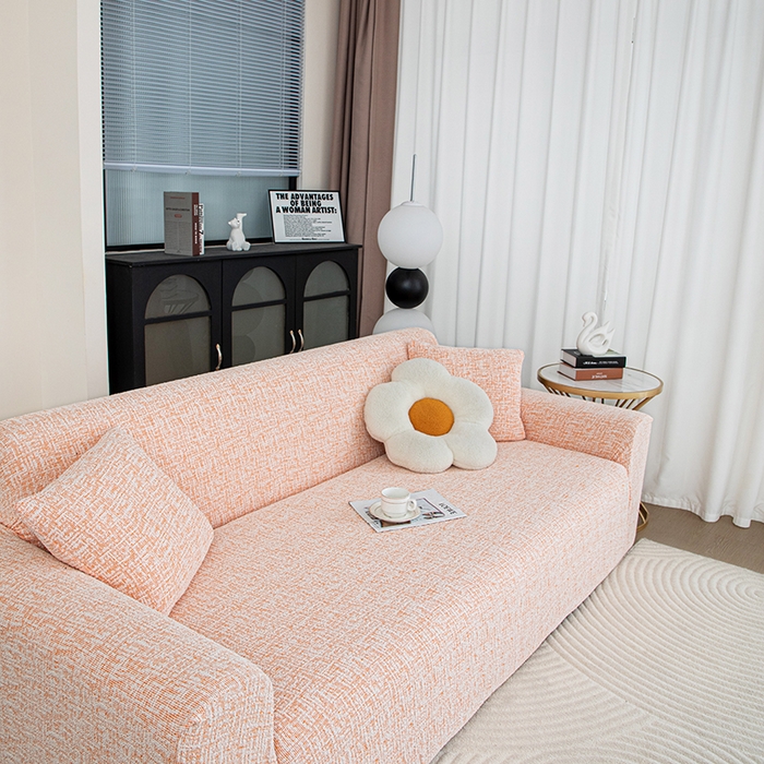 沐沐家纺 2026新款星宿沙发套 元气橙