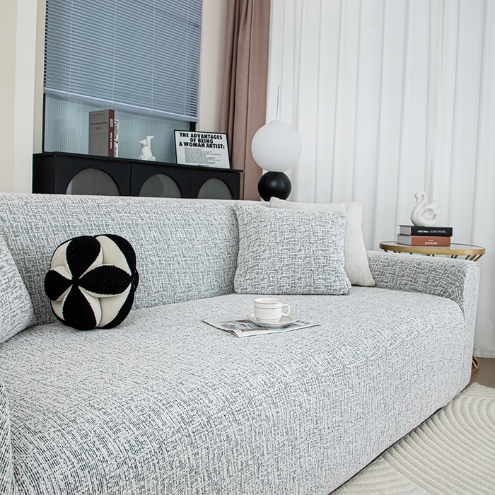 91家纺网 家纺一手货源 找家纺 沐沐家纺 2026新款星宿沙发套 黑色