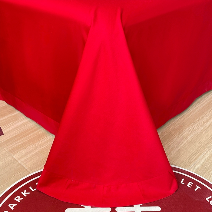 91家纺网 家纺一手货源 找家纺 洽想家 2025新款全棉新中式刺绣婚庆四件套多件套（控价销售最低不低于288元） 相爱一生