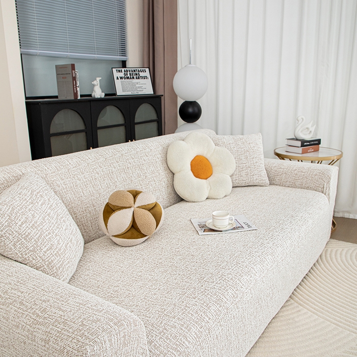 91家纺网 家纺一手货源 找家纺 沐沐家纺 2026新款星宿沙发套 咖色