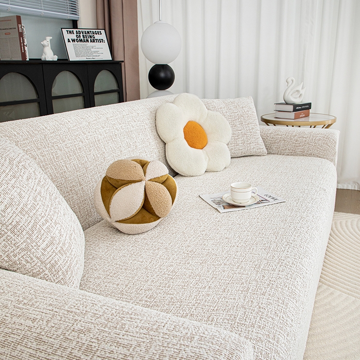 91家纺网 家纺一手货源 找家纺 沐沐家纺 2026新款星宿沙发套 咖色