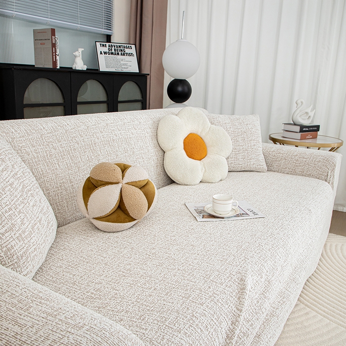 91家纺网 家纺一手货源 找家纺 沐沐家纺 2026新款星宿沙发套 咖色