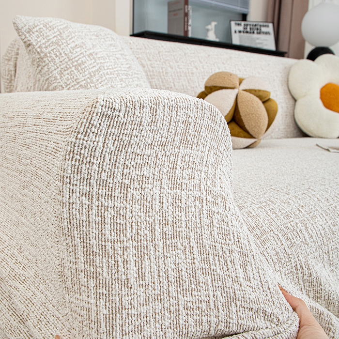 91家纺网 家纺一手货源 找家纺 沐沐家纺 2026新款星宿沙发套 咖色