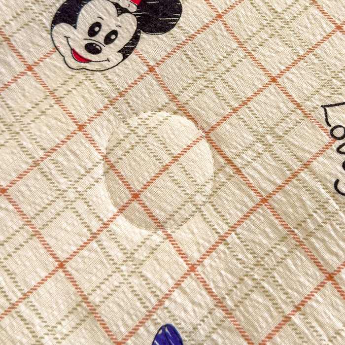 91家纺网 家纺一手货源 找家纺 星巴k家纺 2025新款贝壳绣三角针花边工艺款贝壳边夏被夏凉被空调被四件套【可提供买家秀】 格子米奇