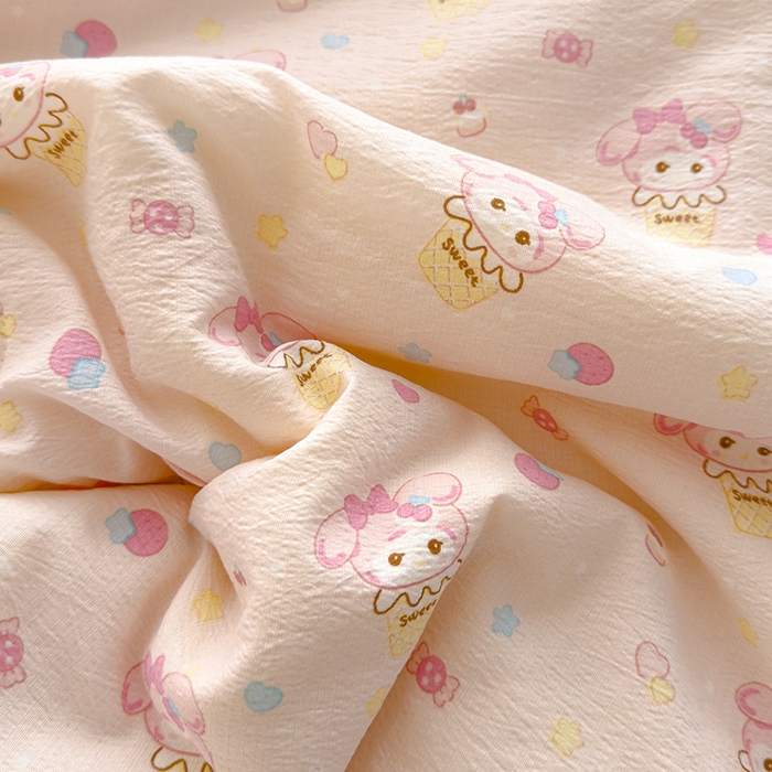 91家纺网 家纺一手货源 找家纺 星巴k家纺 2025新款贝壳绣三角针花边工艺款贝壳边夏被夏凉被空调被四件套【可提供买家秀】 小美冰淇淋