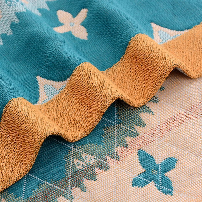 91家纺网 家纺一手货源 找家纺 彩虹毛巾2025新款直播跑量卡通枕巾三层纱布枕巾纯棉盖巾枕头巾隔脏枕套提花色织枕巾一对装 卡通风16