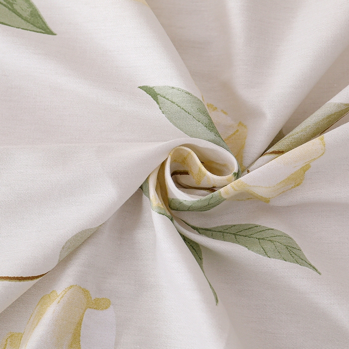 91家纺网 家纺一手货源 找家纺 （总）宇彬家纺 2025直播新款13070全棉纯棉印花双人单床单枕套三件套喷气小清新简约学生被单