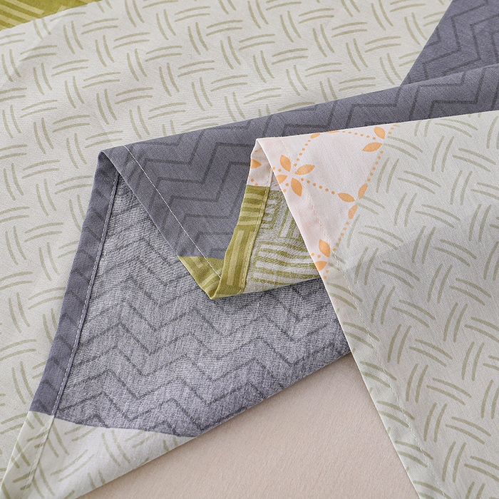 91家纺网 家纺一手货源 找家纺 宇彬家纺 2025直播新款13070全棉纯棉印花双人单床单枕套三件套喷气小清新简约学生被单 伯爵